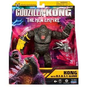 KONG w/ BEAST Glove 6” Figure Godzilla X Kong The New Empire 2024